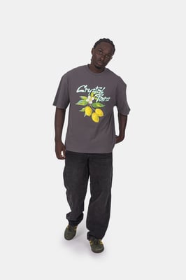 Crystal Paris Oversized T-shirt Lemon