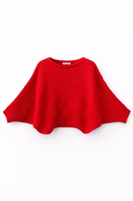 Oversized Gelaagd Geribbeld Coltrui