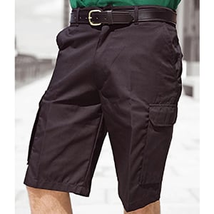 Warrior Mens Cargo Work Shorts (Black)