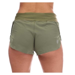 Skins Dames/Dames Series-3 Hardloopshort met elastische taille (Khaki)