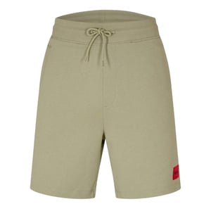 Hugo Heren Fleece Sweat Shorts (Donkergroen)