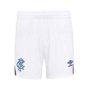 Umbro Mens 25/26 Rangers FC Away Shorts (Brilliant White)