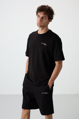 Oversized T-shirt met Korte Mouwen en Shorts Set