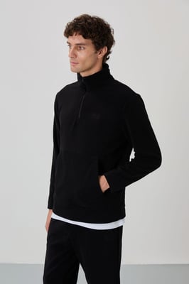 Heren Polyester Fleece Sweatshirt en Broek Set