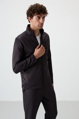 Heren Polyester Scuba Actieve Set Met Ritskraag
