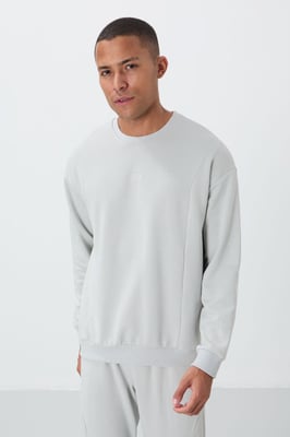 Heren Katoen-Polyester Fleece Sweatshirt en Broeken Set