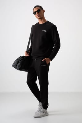 Heren Sweatshirt met Lange Mouwen en Broek Set