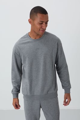 Heren Katoen-Polyester Fleece Sweatshirt en Broeken Set