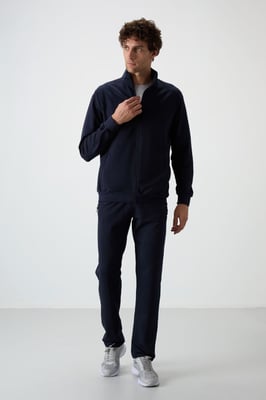 Heren Gebreide Fleece Sweatshirt en Broek Set