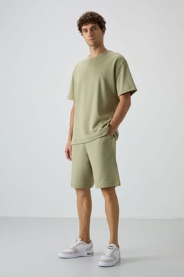 Overmaat T-Shirt en Shorts Set