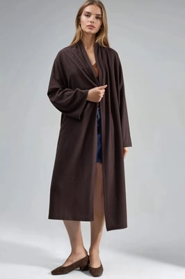 Pull-On Lång Passform Cardigan