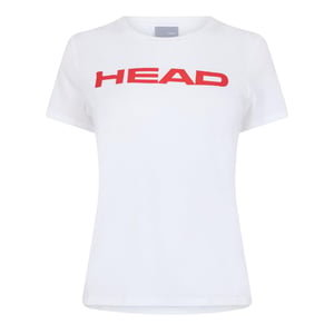 Head Lucy T-shirt voor dames (Wit, Rood)