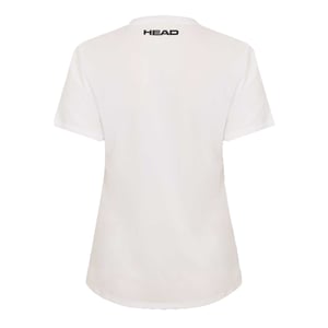 Head Dames/Dames Padel Bedrukt Sport T-shirt (Wit)