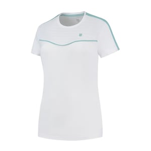 K-Swiss Hypercourt T-shirt met ronde hals voor dames (Wit)