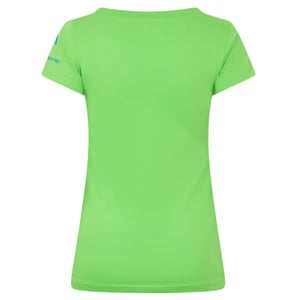 Head Dames/Dames Groot Logo T-Shirt (Groen)