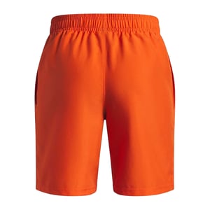 Under Armour Technische geweven korte broek met logo voor jongens (Oranje)