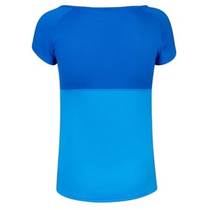 Babolat Dames/Dames T-shirt met kapmouw en logo (Blauwe Aster)