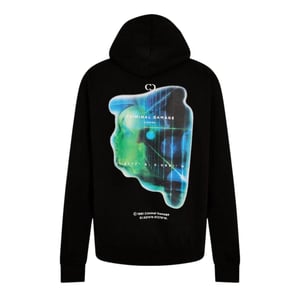 Criminal Damage Grafische heren Hoodie (Zwart)