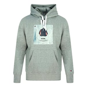 Champion Heren Icon Logo Hoodie (Grijs)
