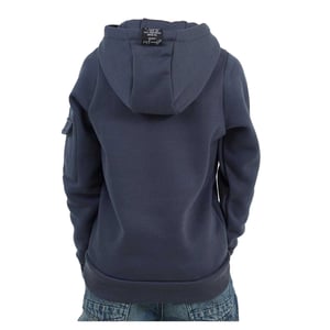 Brave Soul Jongens Trekkoord Hoodie (Blauw/Wit)