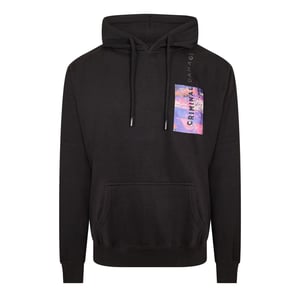 Criminal Damage Hoodie voor heren met grafische print (Zwart)