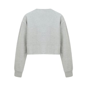Miso Kvinnor/Damer Crop Sweatshirt (Grått)