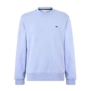 Lacoste Heren Sweatshirt met Geborduurd Logo Fleece Crew Hals (Delph Blauw)