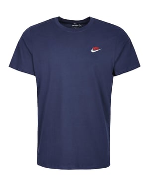 3 Pack Nike Sportswear Men's Club T Shirt - Blue/White/Blue