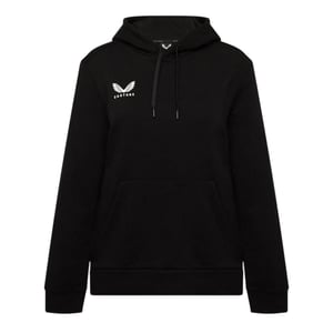 Castore Hoodie met lange mouwen en trekkoord voor dames (Kaviaar)