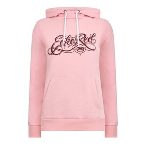Ecko Dames Scarlett Lettering Regular Hoodie (Poederroze)