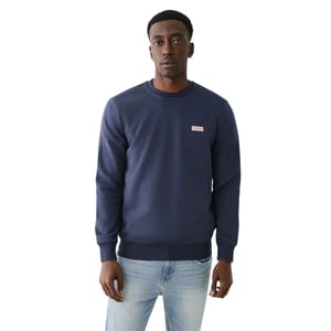 True Religion Sweatshirt med halsringning för män (Klänning blå)