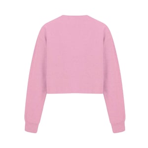 Miso Kort tröja med avslappnad passform för damer (Rosa)