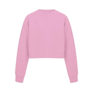Miso Kvinnor/Damer Crop Sweatshirt (Rosa)