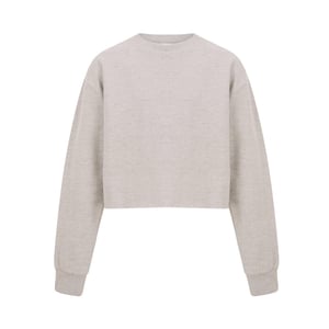 Miso Kvinnor/Damer Crop Sweatshirt (Havregrynsgröt)