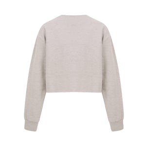 Miso Kvinnor/Damer Crop Sweatshirt (Havregrynsgröt)