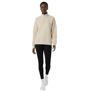 USA Pro Dames/Dames Sweatshirt met Kwart Ritssluiting (Crème)