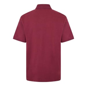 Hugo Heren Poloshirt met Kraag en Korte Mouwen (Donkerrood)