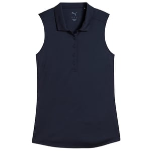 Puma Womens/Ladies 2.0 Performance Sleeveless Polo Shirt (Navy Blazer)