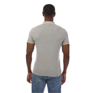 Aquascutum Mens Slim Short-Sleeved Polo Shirt (Grey)