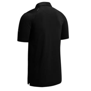 Callaway Mens Swing Tech Solid Colour Polo Shirt (Caviar)