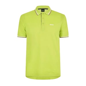 Boss Mens Paddy Short-Sleeved Polo Shirt (Pastel Green)