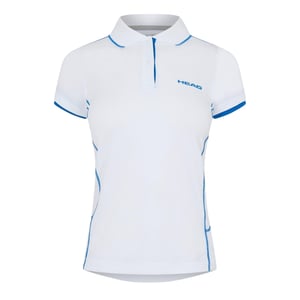 Head Dames/Dames Club Italy Contrast Detail Poloshirt (Wit)