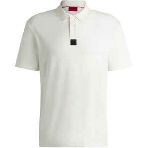 Hugo Mannen Deabono Logo Polo Shirt (Natuurlijk)