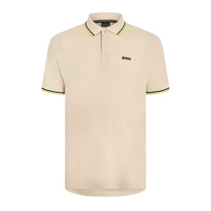 Boss Heren Paddy Korte Mouwen Polo Shirt (Wit)