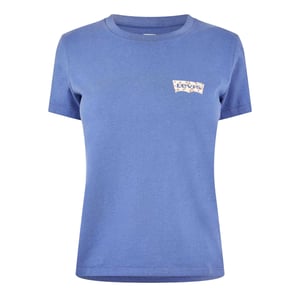 Levi's Dam Perfekt Blommig Logotyp Regular T-Shirt (Kustfjord)
