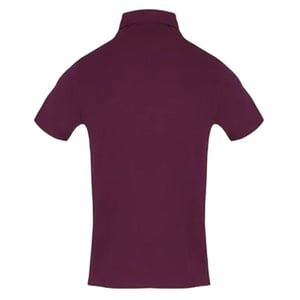 Aquascutum Kortärmad polotröja med krage för herrar (Röd)