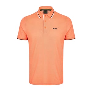Boss Mens Paddy Short-Sleeved Polo Shirt (Red)