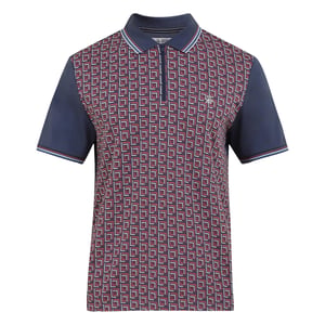 Original Penguin Mens Short-Sleeved Polo Shirt (Sargasso Sea)