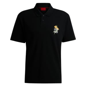 Hugo Boss Mens Regular Short-Sleeved Polo Shirt (Black)