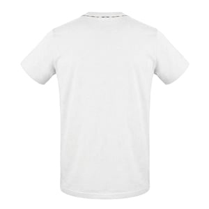 Aquascutum Mens Logo Crew Neck Regular T-Shirt (Vit)